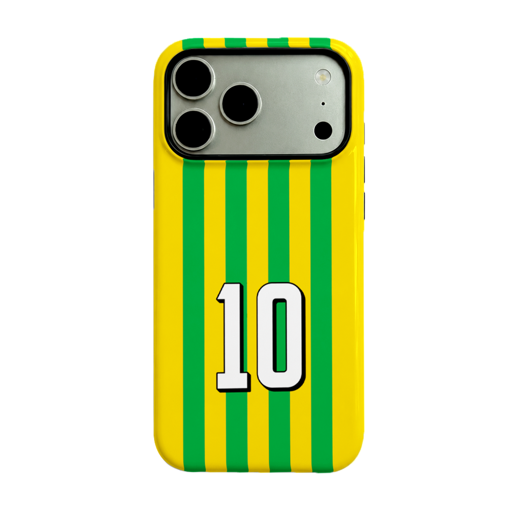 Brazil No. 10 Soccer Jersey Case