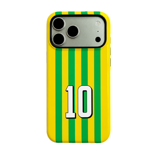 Brazil No. 10 Soccer Jersey Case