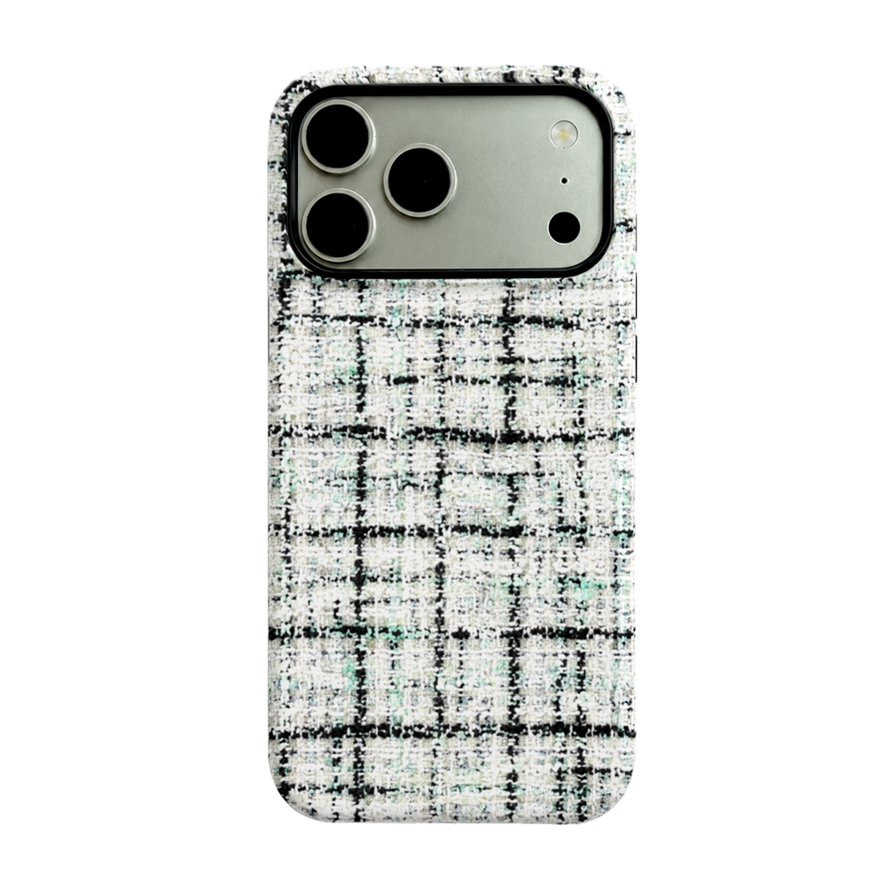 Monochrome Tweed Plaid Case