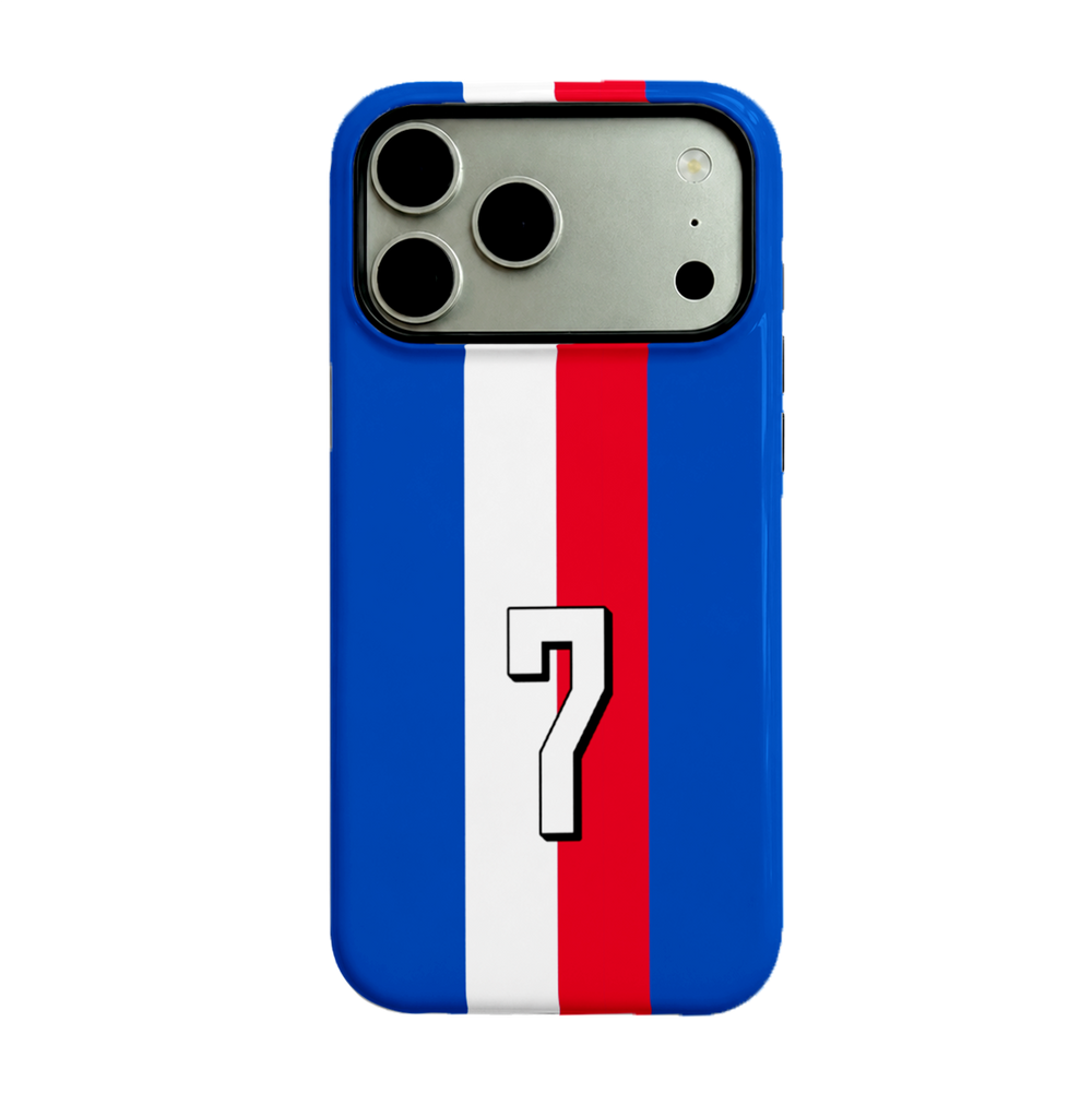 France Soccer Jersey Number Case