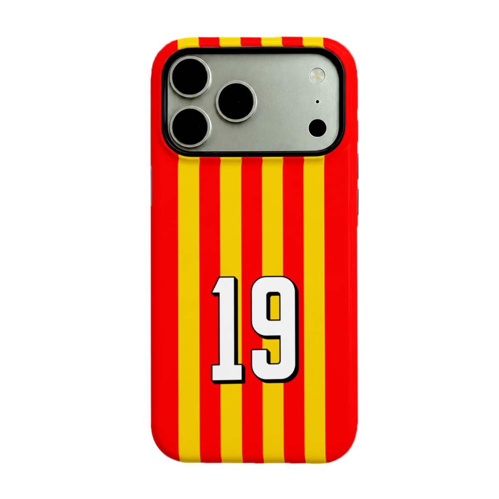 Spain Soccer Jersey Number Case
