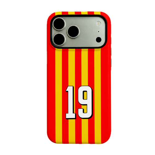 Spain Soccer Jersey Number Case