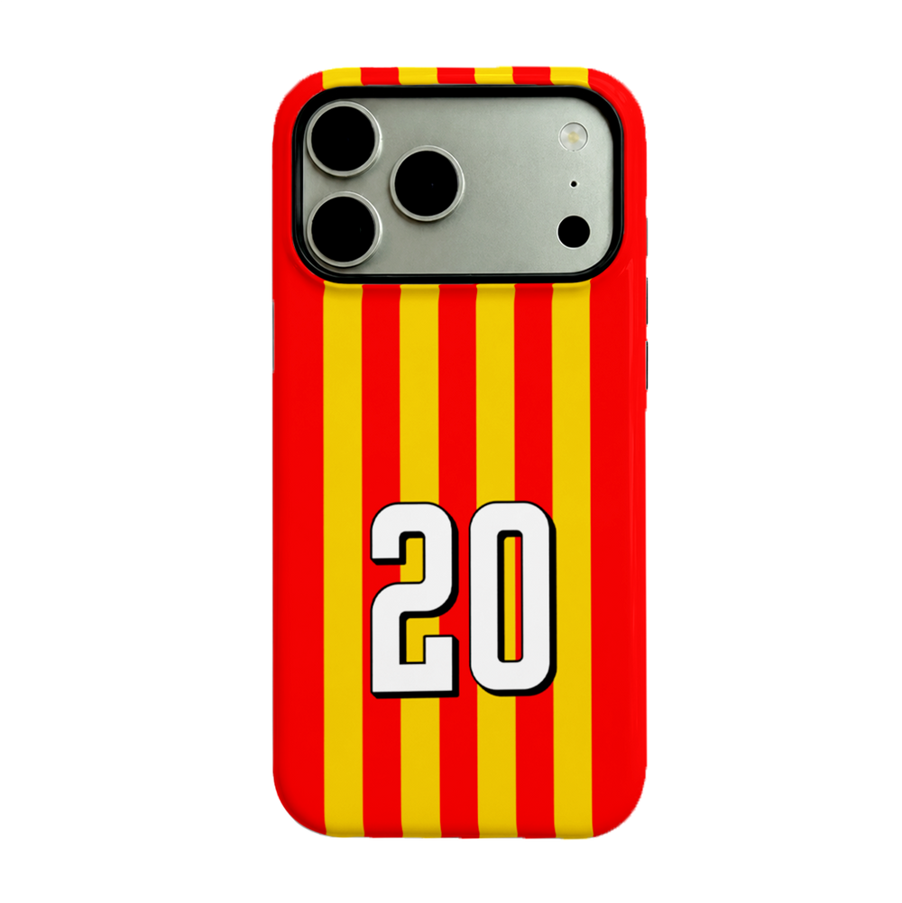 Spain Soccer Jersey Number Case